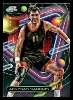 2023-24 Topps Chrome Cosmic #148 Arvydas Sabonis - Basketball Card Single