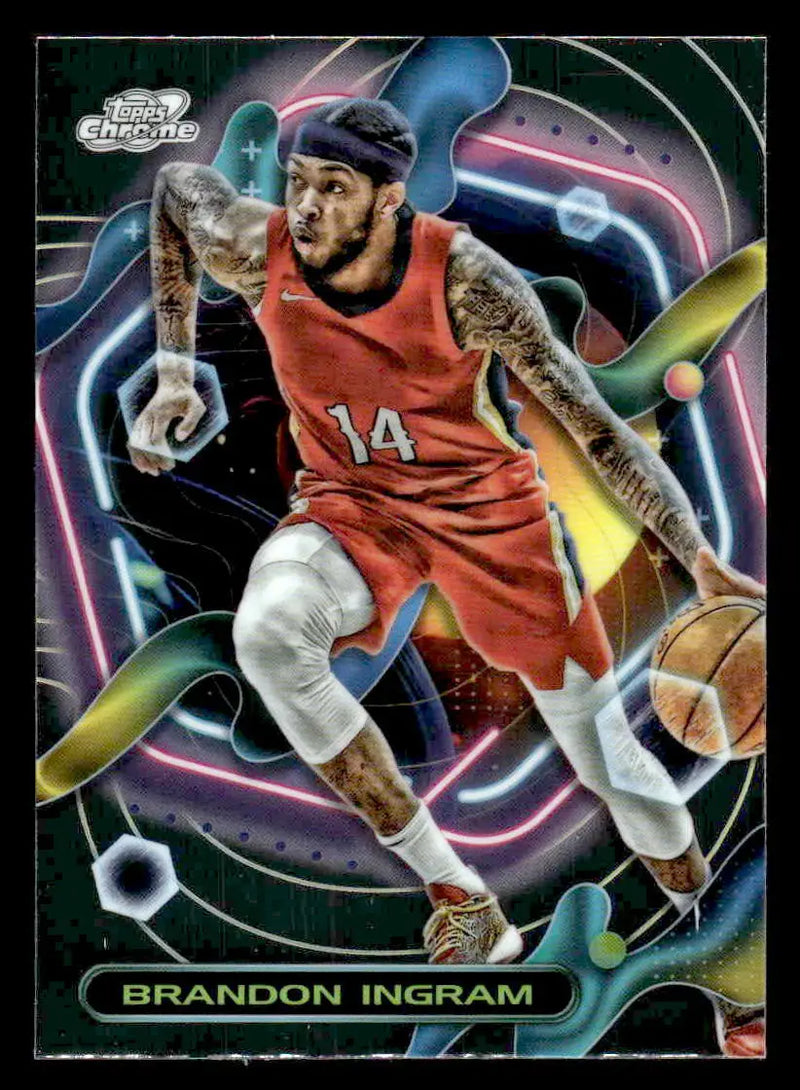 2023-24 Topps Chrome Cosmic #16 Brandon Ingram - Basketball Card Single