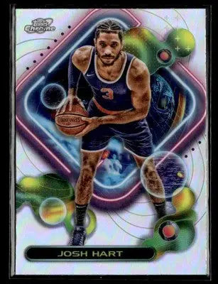 2023-24 Topps Chrome Cosmic #187 Josh Hart Refractors - Basketball Card Single