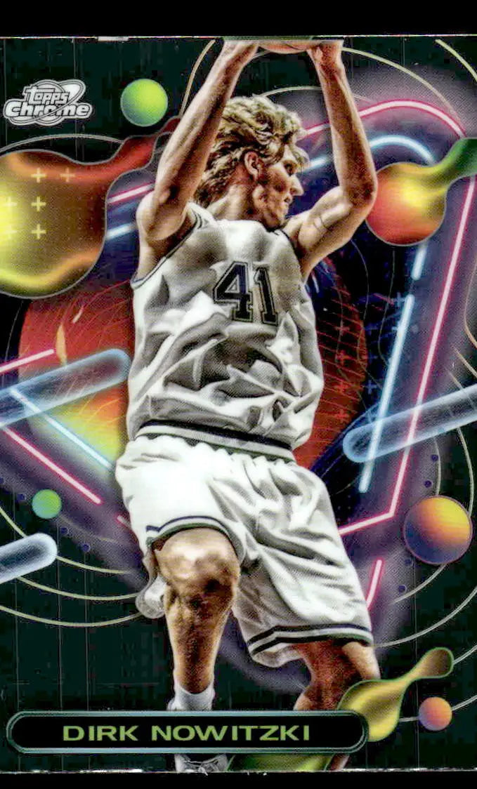 2023-24 Topps Chrome Cosmic #32 Dirk Nowitzki - Basketball Card Single