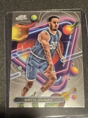2023-24 Topps Chrome Cosmic #34 Seth Curry - Basketball Card Single
