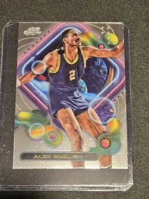 2023-24 Topps Chrome Cosmic #37 Alex English - Basketball Card Single