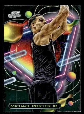 2023-24 Topps Chrome Cosmic #39 Michael Porter Jr. Base Denver Nuggets - Basketball Card Single