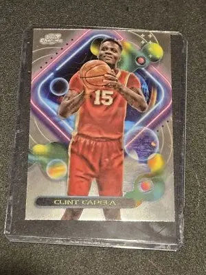 2023-24 Topps Chrome Cosmic #4 Clint Capela - Basketball Card Single