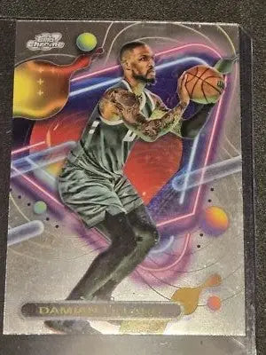 2023-24 Topps Chrome Cosmic #41 Damian Lillard - Basketball Card Single