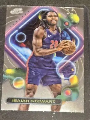 2023-24 Topps Chrome Cosmic #44 Isaiah Stewart - Basketball Card Single