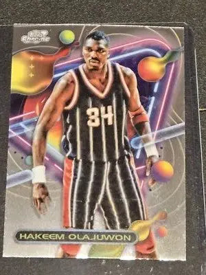 2023-24 Topps Chrome Cosmic #47 Hakeem Olajuwon - Basketball Card Single