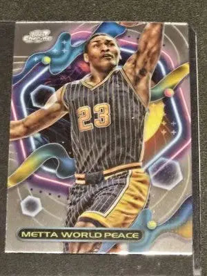 2023-24 Topps Chrome Cosmic #52 Metta World Peace - Basketball Card Single