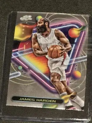 2023-24 Topps Chrome Cosmic #62 James Harden - Basketball Card Single