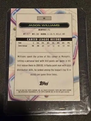 2023-24 Topps Chrome Cosmic #68 Jason Williams - Basketball Card Single