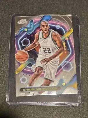 2023-24 Topps Chrome Cosmic #72 Khris Middleton - Basketball Card Single