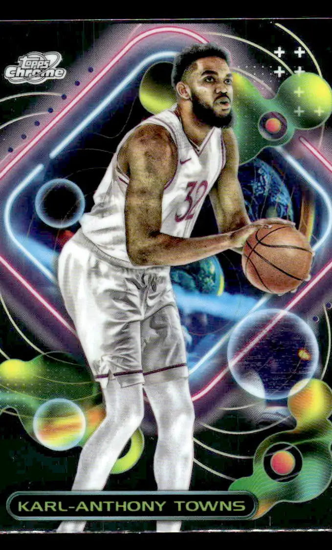 2023-24 Topps Chrome Cosmic #74 Karl-Anthony Towns - Basketball Card Single