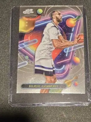 2023-24 Topps Chrome Cosmic #75 Rudy Gobert - Basketball Card Single