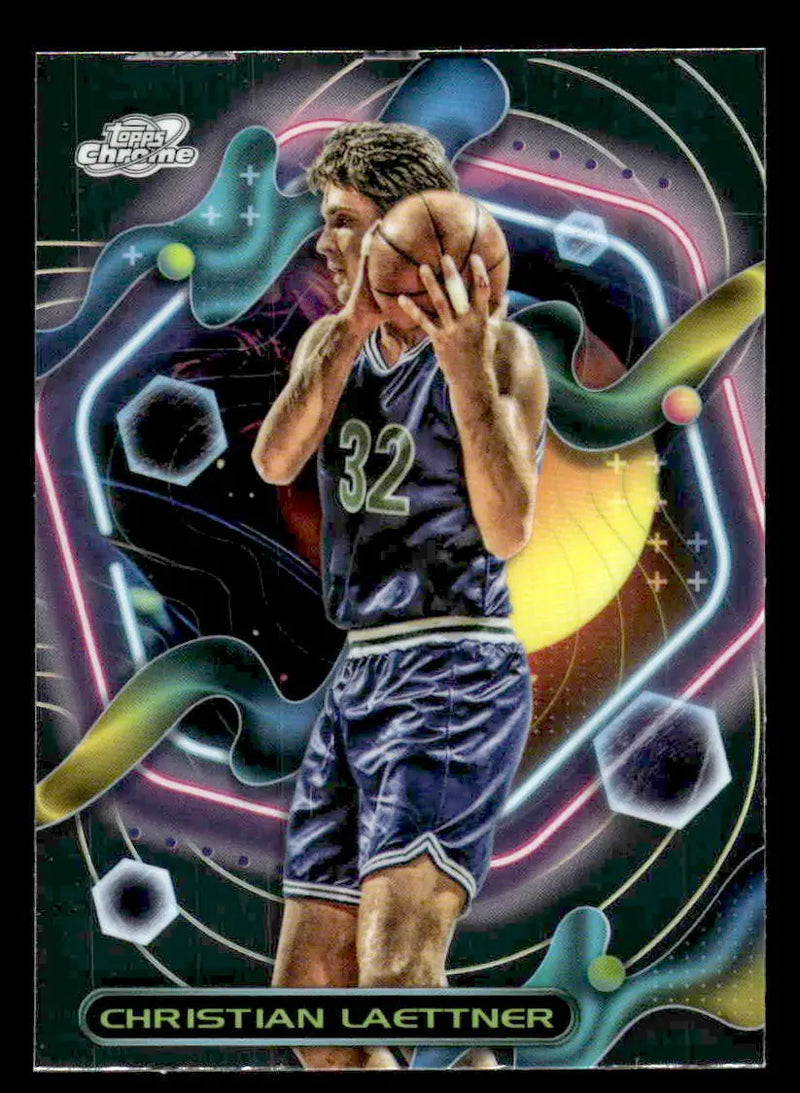 2023-24 Topps Chrome Cosmic #77 Christian Laettner - Basketball Card Single