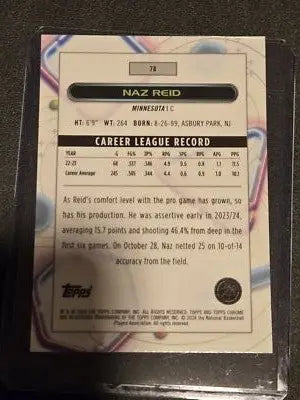 2023-24 Topps Chrome Cosmic #78 Naz Reid - Basketball Card Single