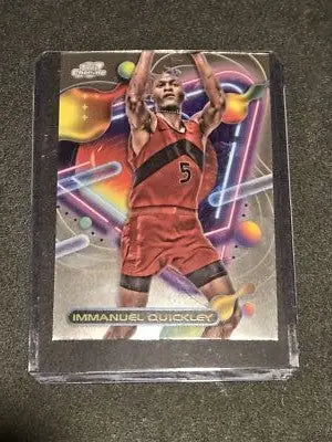 2023-24 Topps Chrome Cosmic #82 Immanuel Quickley - Basketball Card Single