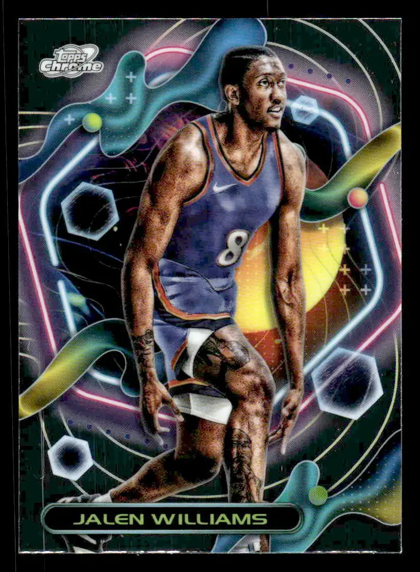2023-24 Topps Chrome Cosmic #87 Jalen Williams - Basketball Card Single