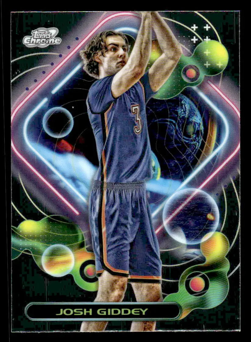 2023-24 Topps Chrome Cosmic #89 Josh Giddey - Basketball Card Single