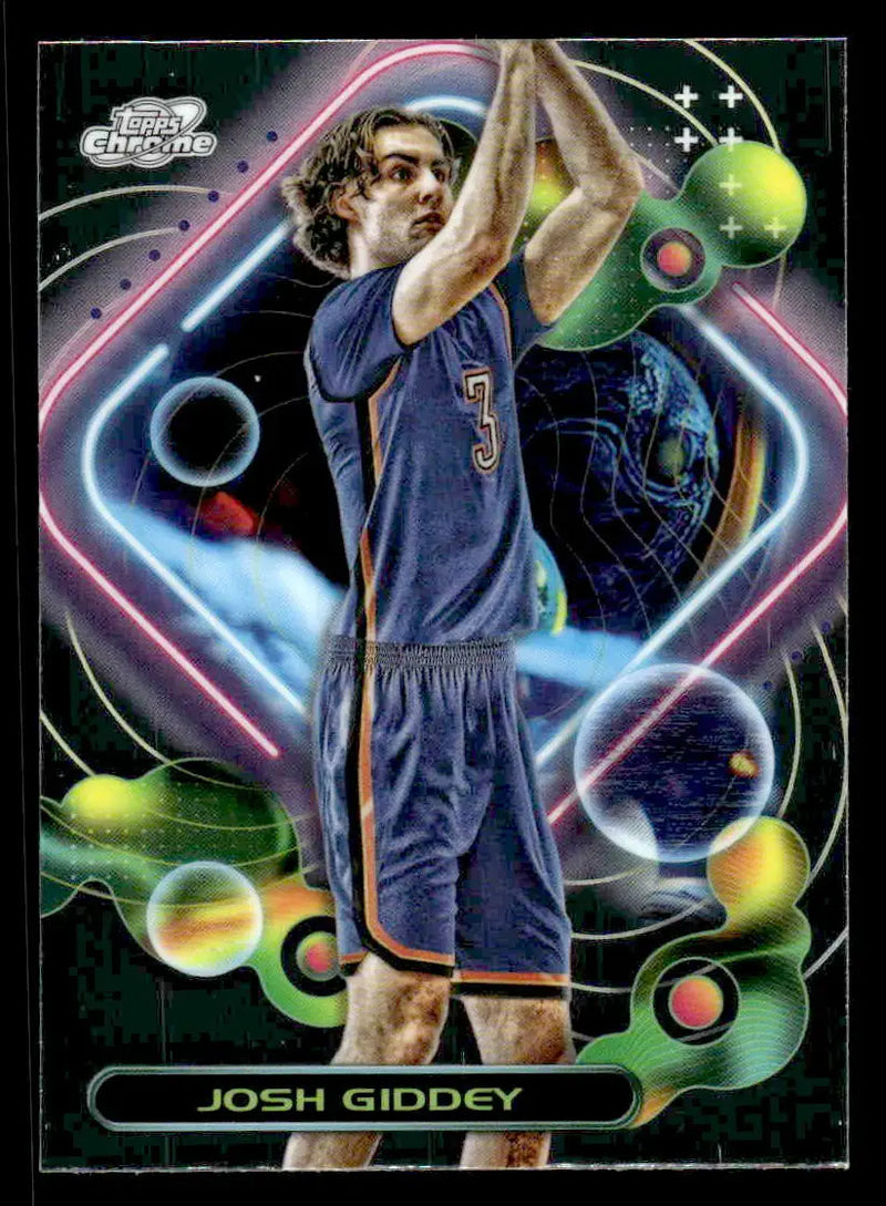 2023-24 Topps Chrome Cosmic #89 Josh Giddey - Basketball Card Single