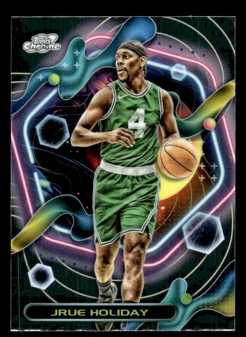 2023-24 Topps Chrome Cosmic #9 Jrue Holiday Base Boston Celtics - Basketball Card Single