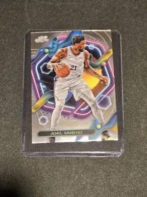 2023-24 Topps Chrome Cosmic #95 Joel Embiid - Basketball Card Single