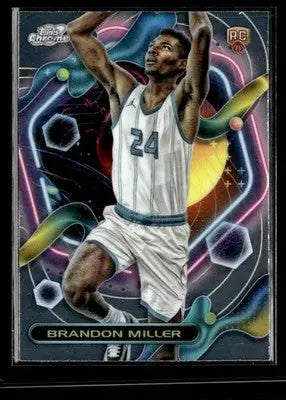 2023-24 Topps Chrome Cosmic Brandon Miller #152 RC Charlotte Hornets