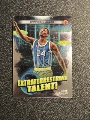 2023-24 Topps Chrome Cosmic #ET-19 Brandon Miller Extraterrestrial Talent - Basketball Card Single