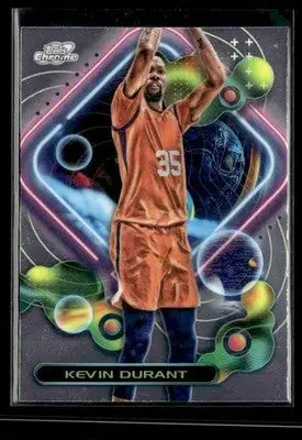 2023-24 Topps Chrome Cosmic Kevin Durant #101 Phoenix Suns