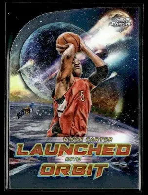 2023-24 Topps Chrome Cosmic #LIO-22 Vince Carter Launched Into Orbit - Basketball Card Single