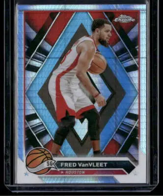 2023-24 Topps Chrome Fred VanVleet #126 Prism Refractor Basketball - Basketball Card Single