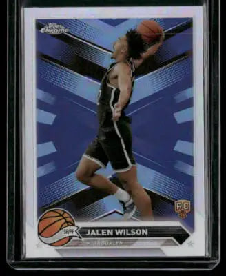 2023-24 Topps Chrome Jalen Wilson #61 RC Basketball - Basketball Card Single
