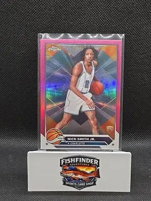 2023-24 Topps Chrome - Nick Smith Jr. #86 Pink Refractor (RC) - Basketball Card Single
