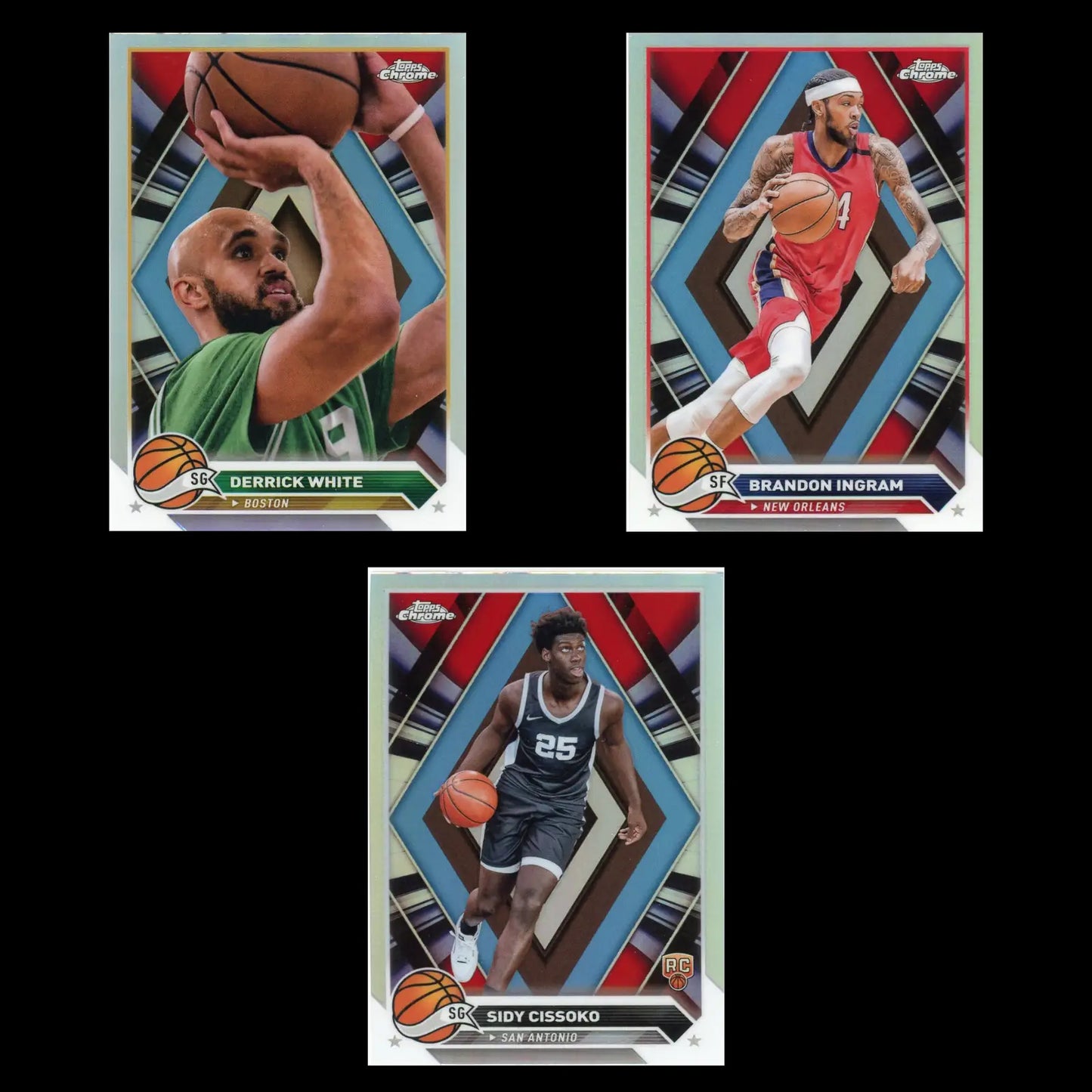 2023-24 Topps Chrome Refractor #1 - 190 Complete Your Set You Choose Pick NBA - Basketball Card Single