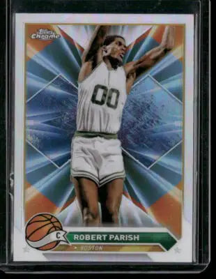 2023-24 Topps Chrome Robert Parish #161 Refractor Basketball - Basketball Card Single