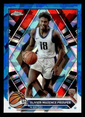 2023-24 Topps Chrome Sapphire Edition #120 Olivier-Maxence Prosper - Basketball Card Single