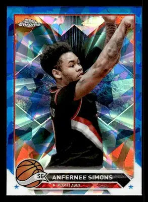 2023-24 Topps Chrome Sapphire Edition #143 Anfernee Simons - Basketball Card Single