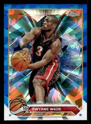 2023-24 Topps Chrome Sapphire Edition #154 Dwyane Wade Base Miami Heat