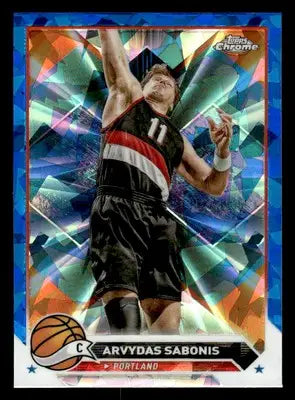 2023-24 Topps Chrome Sapphire Edition #17 Arvydas Sabonis - Basketball Card Single