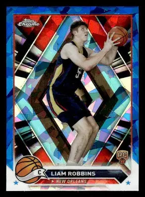 2023-24 Topps Chrome Sapphire Edition #174 Liam Robbins - Basketball Card Single