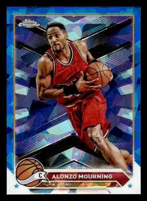 2023-24 Topps Chrome Sapphire Edition #43 Alonzo Mourning Miami Heat