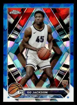 2023-24 Topps Chrome Sapphire Edition #54 GG Jackson Base RC Memphis Grizzlies - Basketball Card Single