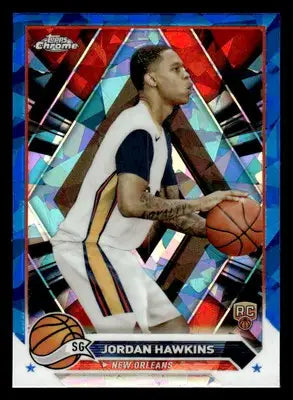 2023-24 Topps Chrome Sapphire Edition #63 Jordan Hawkins - Basketball Card Single