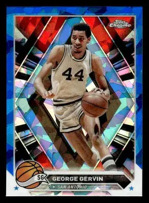 2023-24 Topps Chrome Sapphire Edition #75 George Gervin - Basketball Card Single