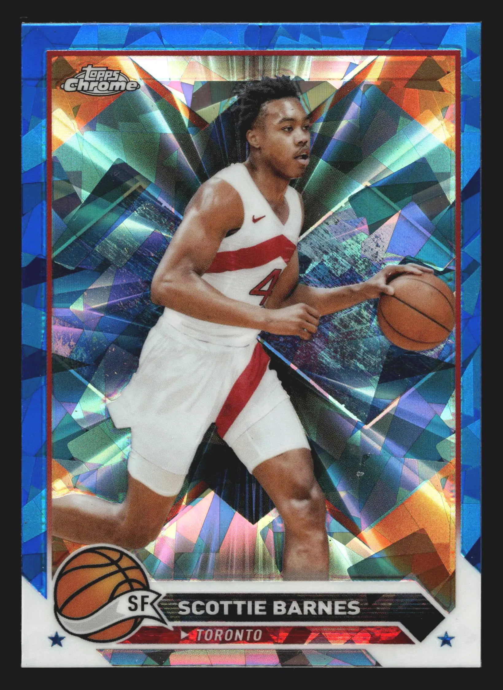 2023-24 Topps Chrome Sapphire Scottie Barnes #20 Toronto Raptors