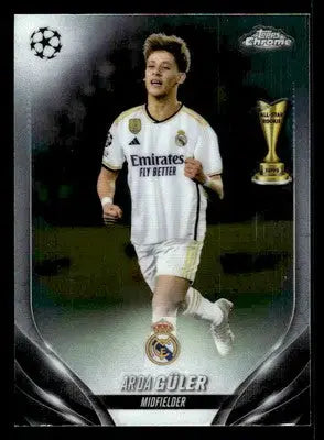 2023-24 Topps Chrome UEFA Club Competitions #152 Arda Güler - Soccer Card Single