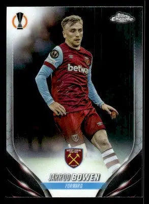 2023-24 Topps Chrome UEFA Club Competitions #158 Jarrod Bowen - Soccer Card Single