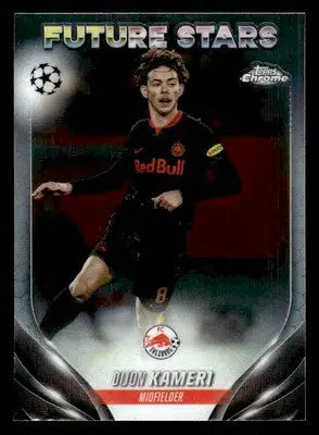 2023-24 Topps Chrome UEFA Club Competitions #162 Dijon Kameri - Soccer Card Single