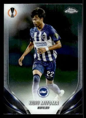 2023-24 Topps Chrome UEFA Club Competitions #169 Kaoru Mitoma - Soccer Card Single