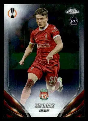 2023-24 Topps Chrome UEFA Club Competitions #177 Ben Doak - Soccer Card Single