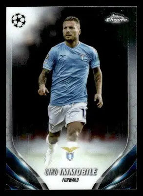 2023-24 Topps Chrome UEFA Club Competitions #183 Ciro Immobile - Soccer Card Single